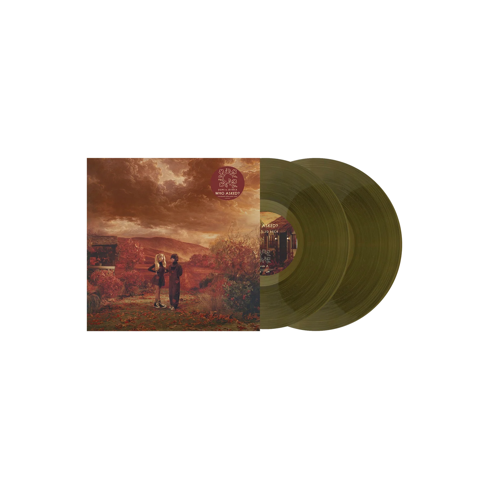 [PRE-ORDER] DOMi & JD BECK - WHO ASKED? [Transparent Olive Green Vinyl] [Release Date: 07/31/2026]