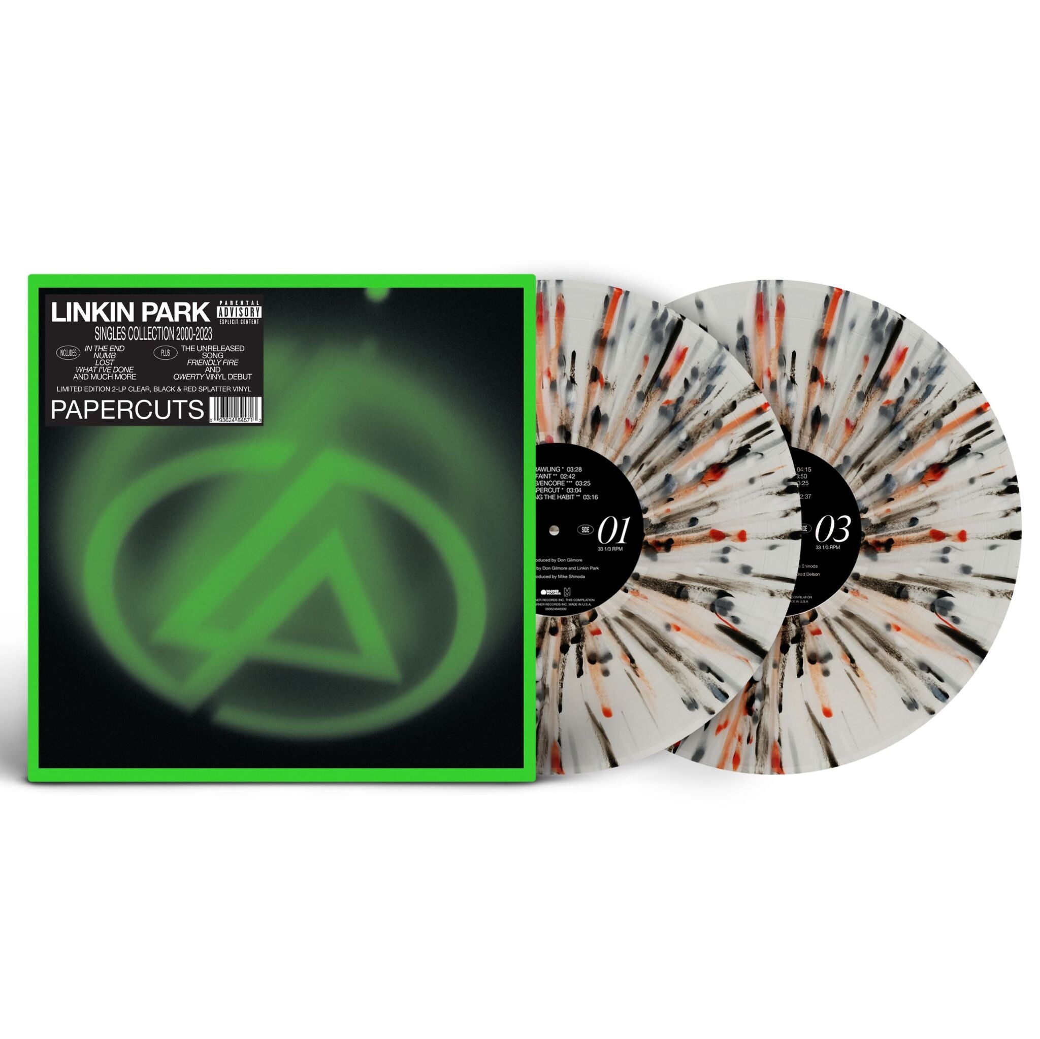 [PRE-ORDER] Linkin Park - Papercuts [Indie-Exclusive Splatter Vinyl] [Release Date: 04/12/2024]