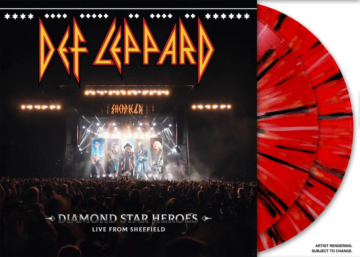[PRE-ORDER] Def Leppard - Diamond Star Heroes: Live From Sheffield [Black & Red Vinyl] [Release Date: 11/21/2025]