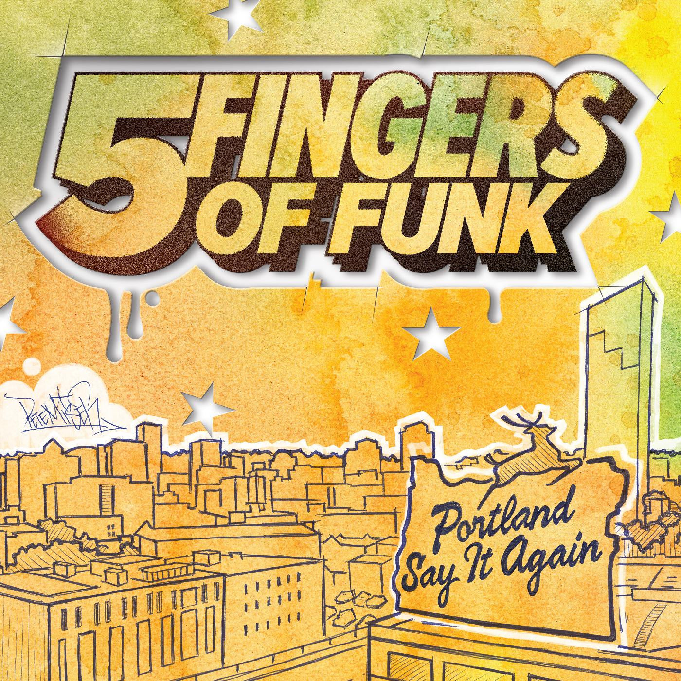 Five Fingers of Funk - Portland Say It Again [White Vinyl]