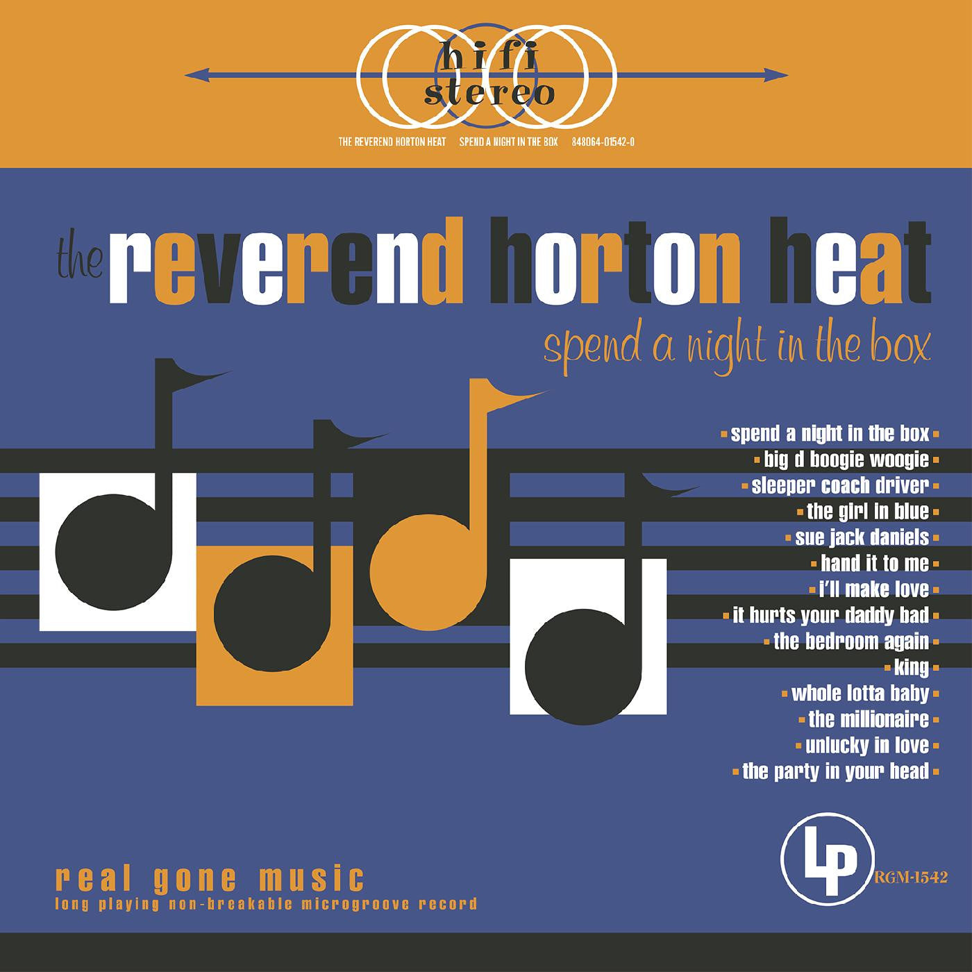 The Reverend Horton Heat - Spend a Night in the Box [Gold Vinyl]