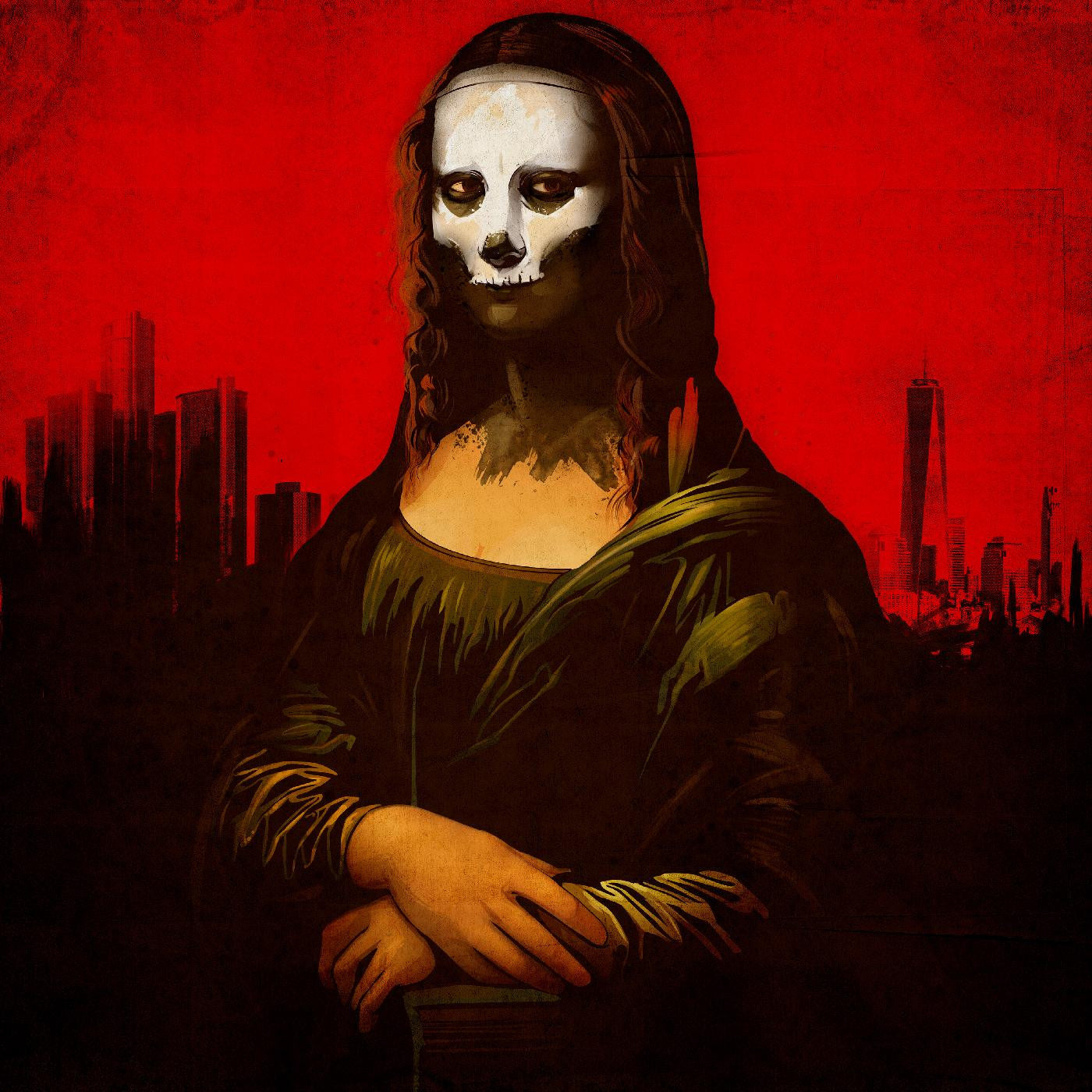 Apollo Brown & Joell Ortiz - Mona Lisa [Color In Color Black & Red Vinyl]