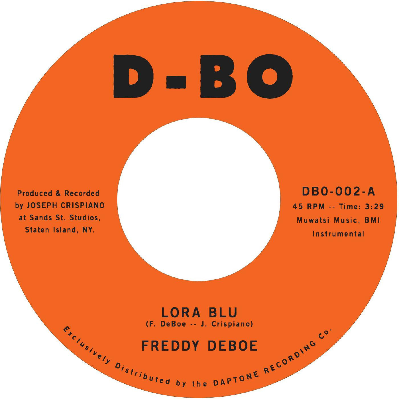 Freddy DeBoe - Lora Blu b/w Lost at Sea [7"]