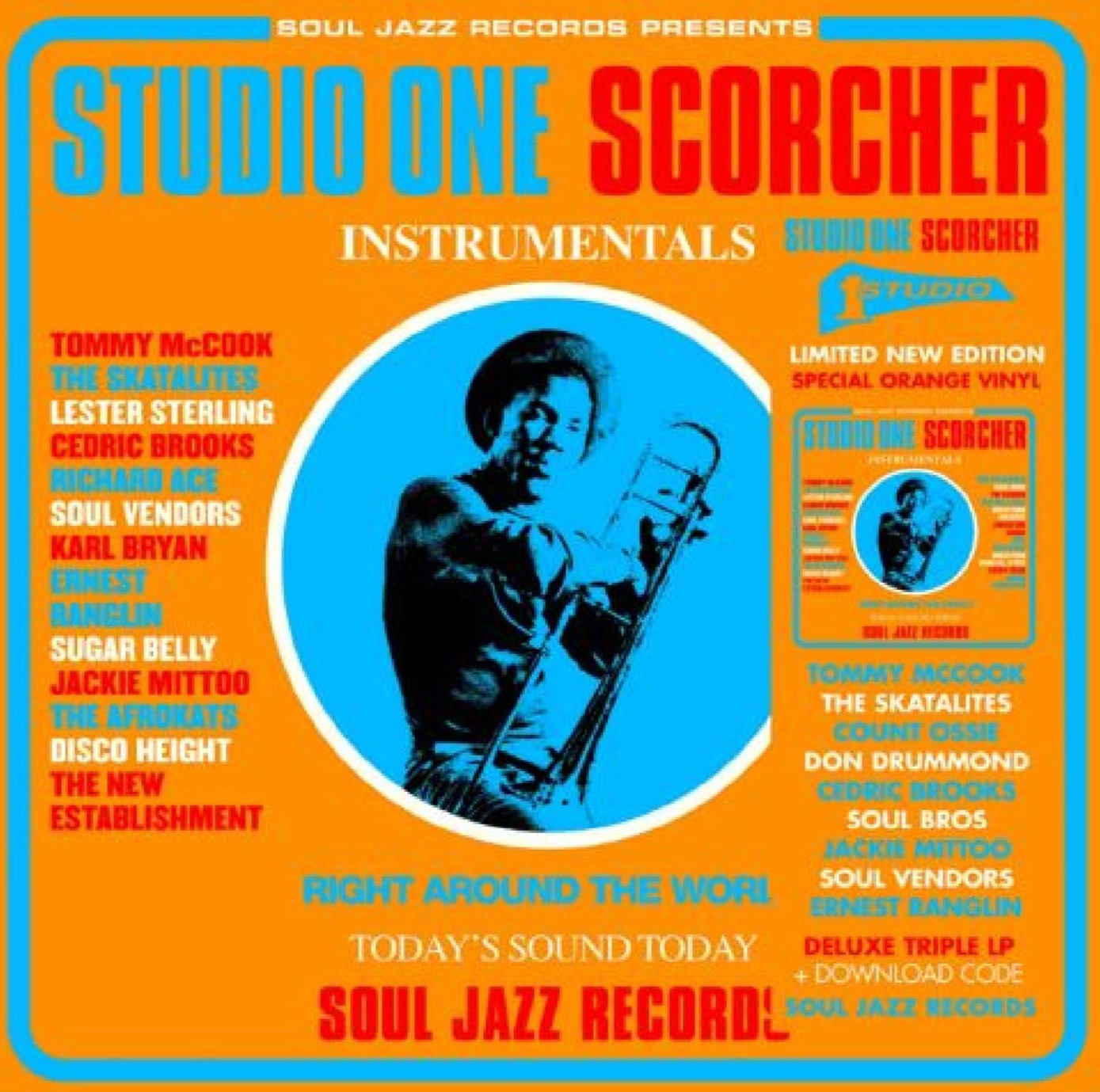 [DAMAGED] Various - Soul Jazz Records presents: Studio One Scorcher [Transparent Orange Vinyl]