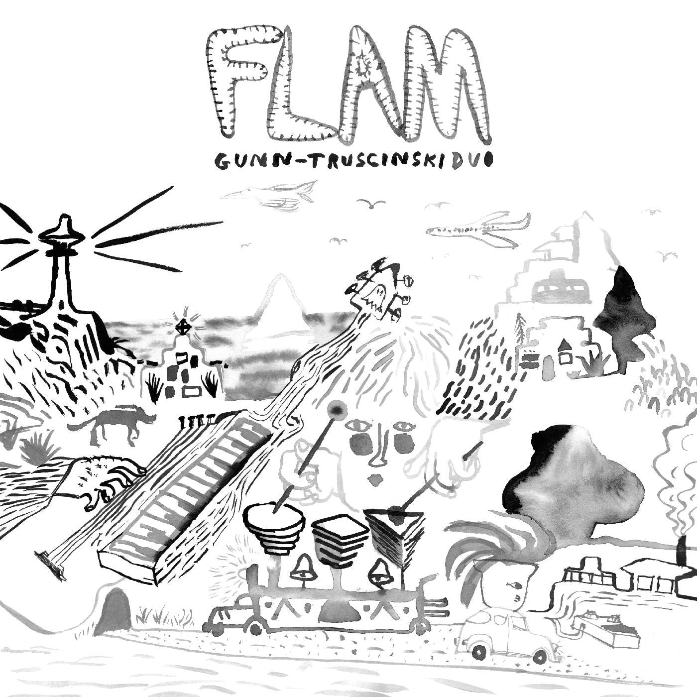 Gunn-Truscinski Duo - Flam [Indie-Exclusive Transparent Pink Vinyl]