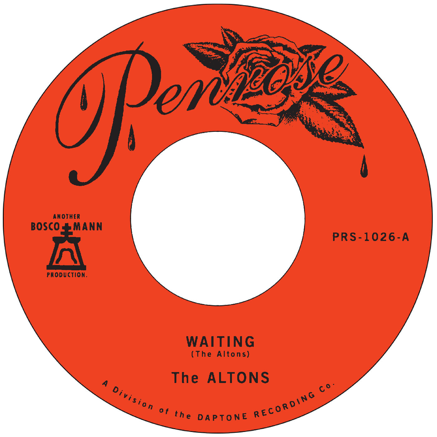 The Altons - "Waiting" b/w "Teach Me To Forget You" [7"]