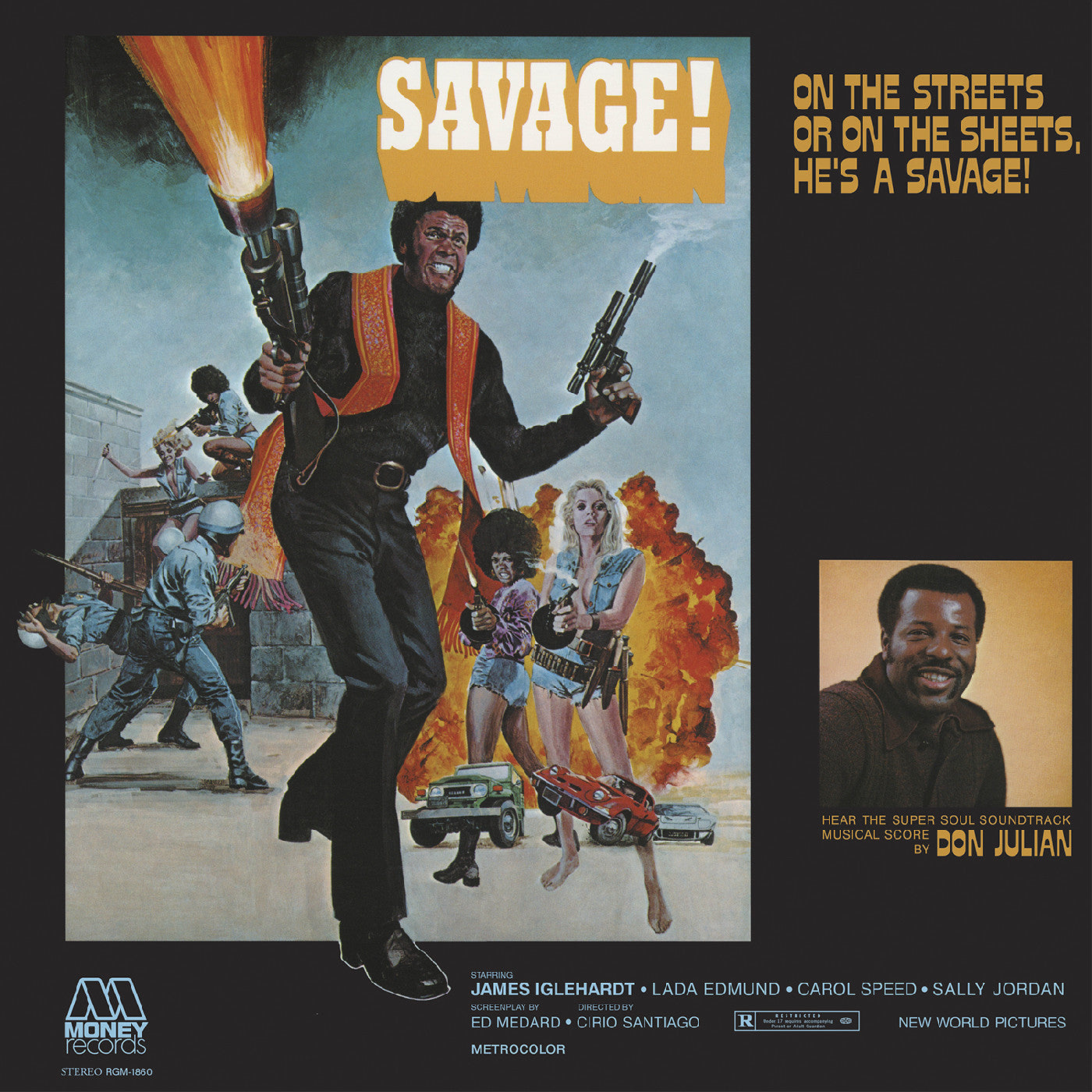 Don Julian - SAVAGE! Super Soul Soundtrack [Blood Orange Vinyl]