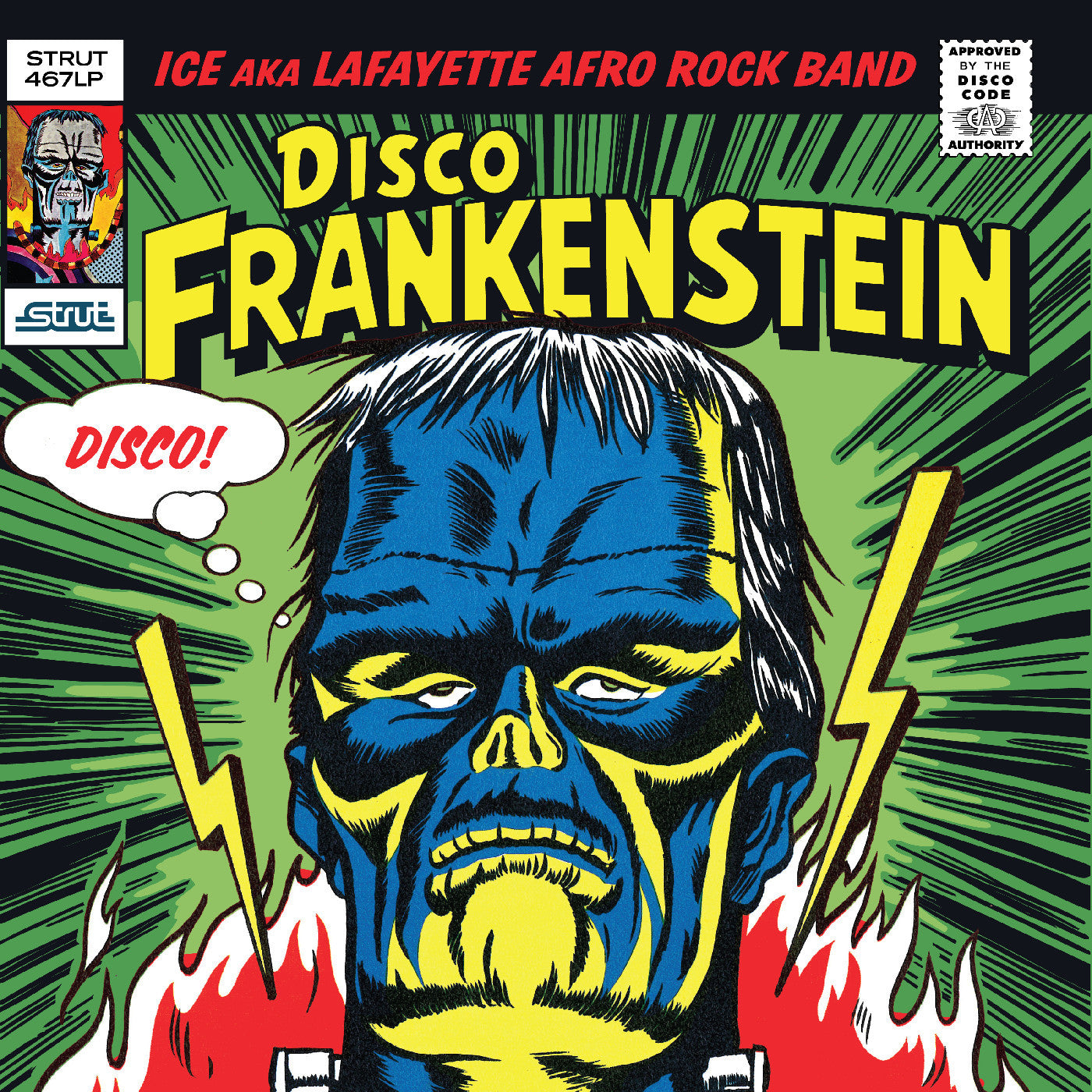 [PRE-ORDER] Ice (Lafayette Afro-Rock Band) - Disco Frankenstein [Blood-Stained Vinyl] [Release Date: 10/17/2025]