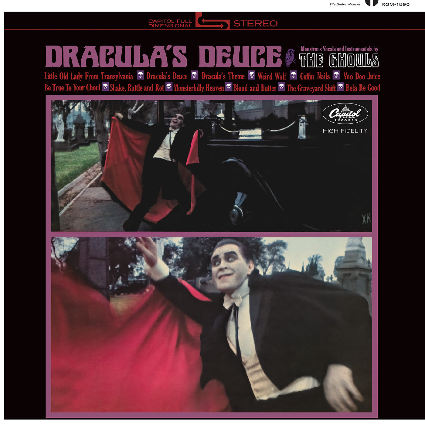 The Ghouls - Dracula's Deuce [Pumpkin Burnout Vinyl]