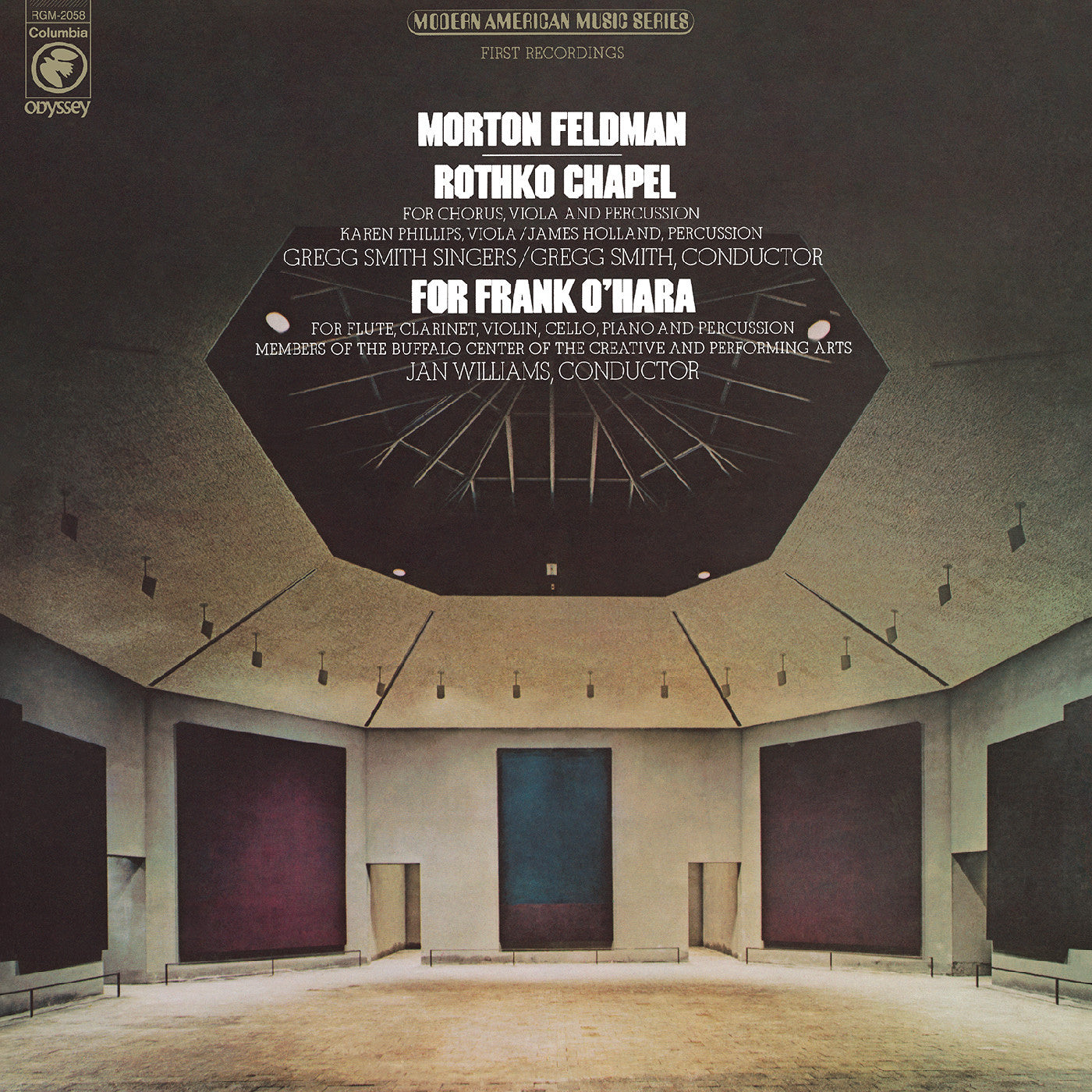 [PRE-ORDER] Morton Feldman - Rothko Chapel / For Frank O'Hara [Release Date: 01/09/2026]