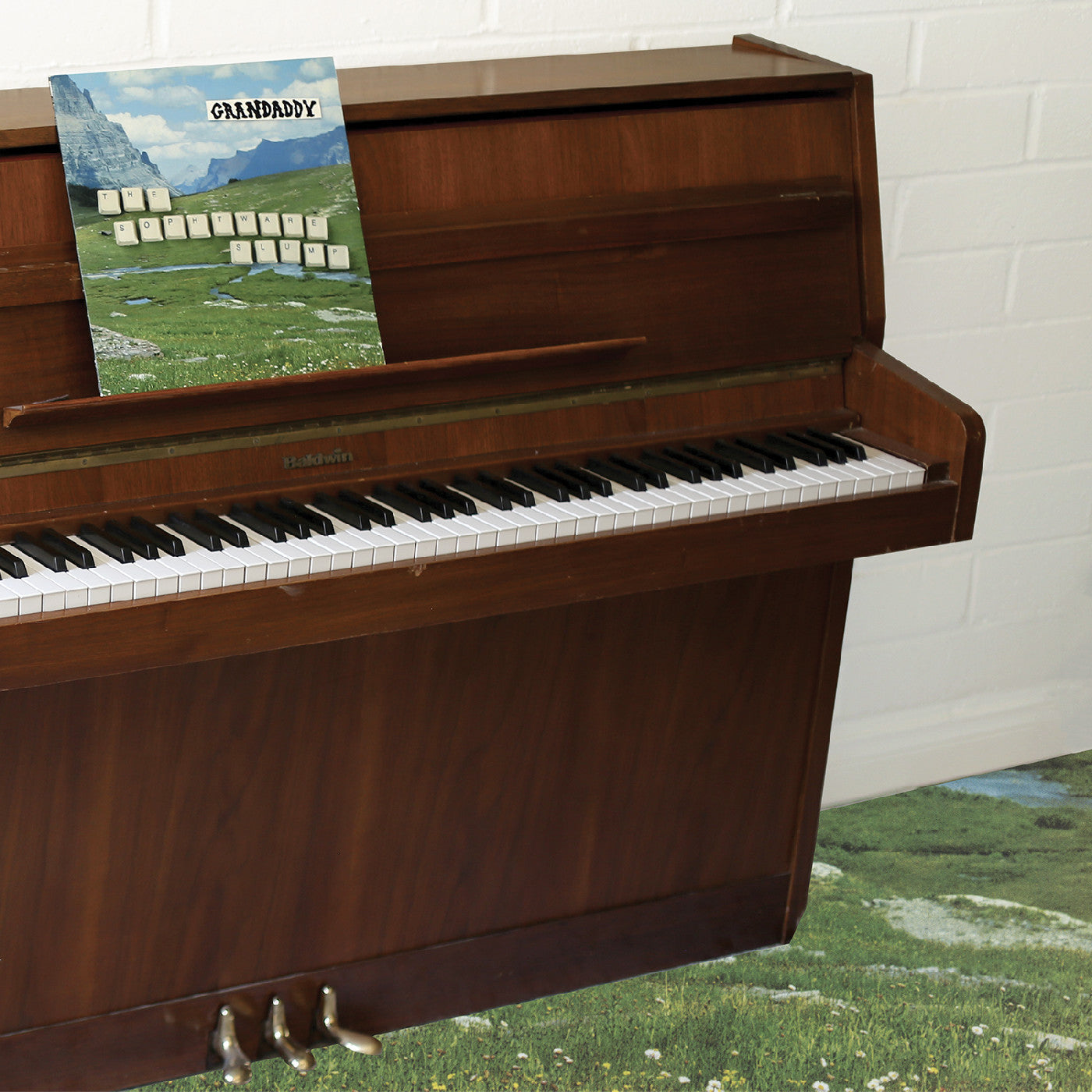 Grandaddy - The Sophtware Slump ..... on a wooden piano [Eco Mix Citrus Yellow Vinyl]
