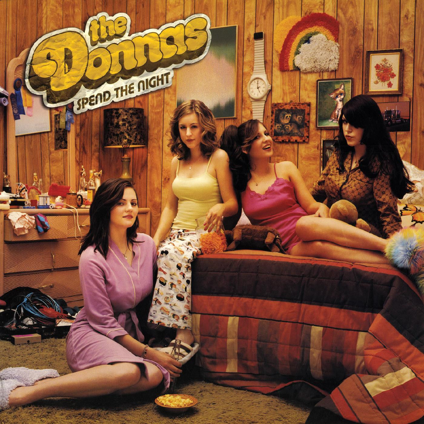 The Donnas - Spend the Night [Clear with Canary & Pink Splatter Vinyl]