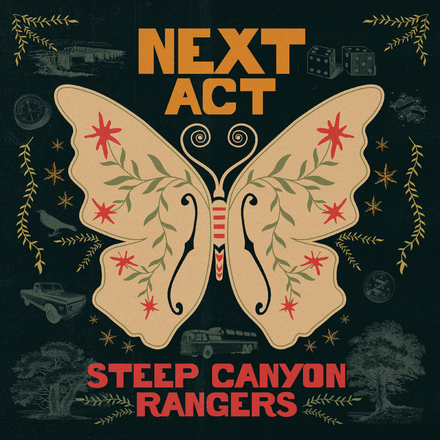 [PRE-ORDER] Steep Canyon Rangers - Next Act [Maroon Vinyl] [Release Date: 05/22/2026]