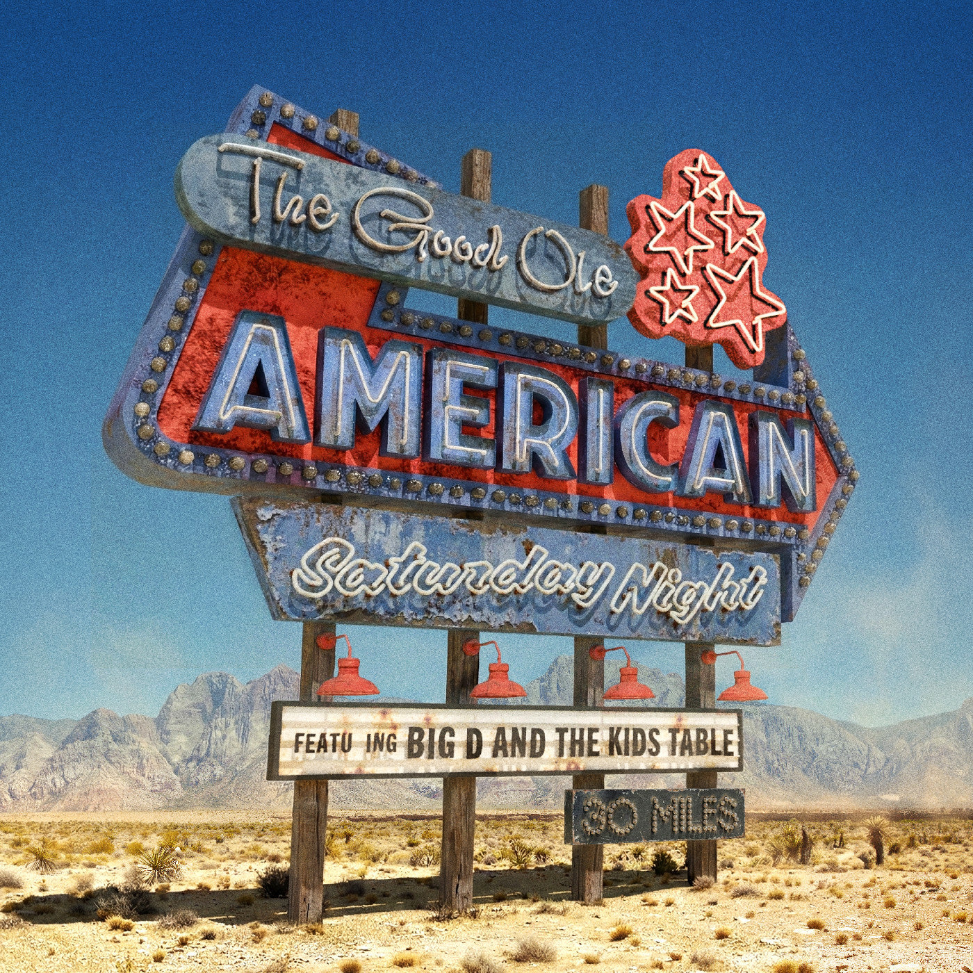 Big D And The Kids Table - The Good Ole American Saturday Night [Blue Dream Splash Vinyl]