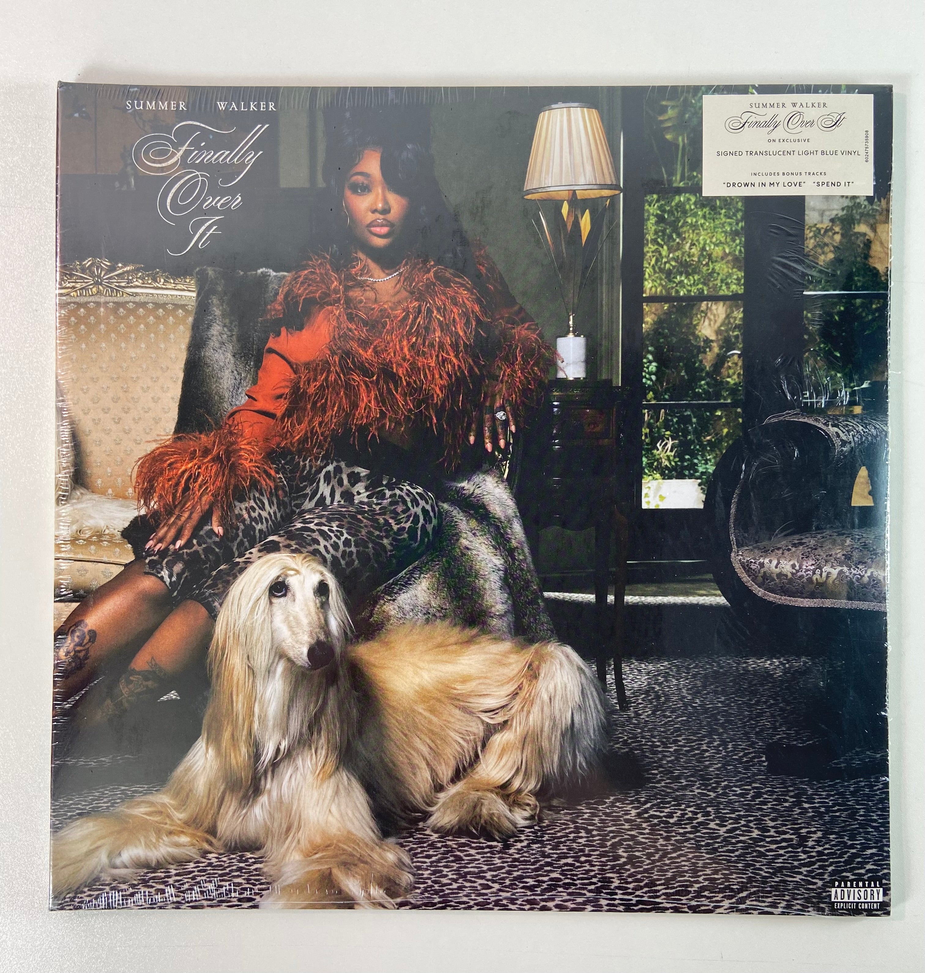 Summer Walker - Finally Over It [Indie-Exclusive Blue Vinyl] [Signed Insert]