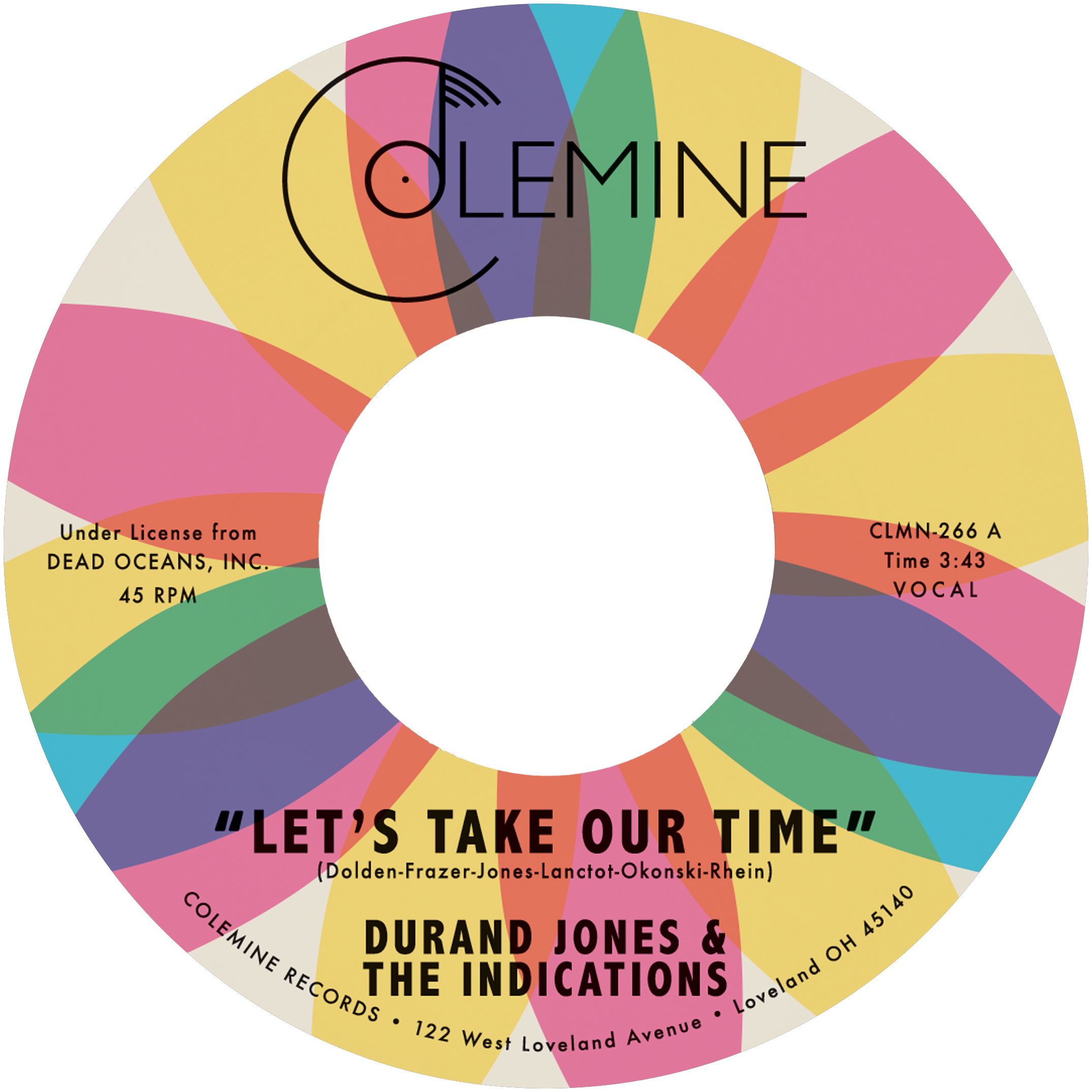 Durand Jones & The Indications - Let’s Take Our Time / Flower Moon [7"]