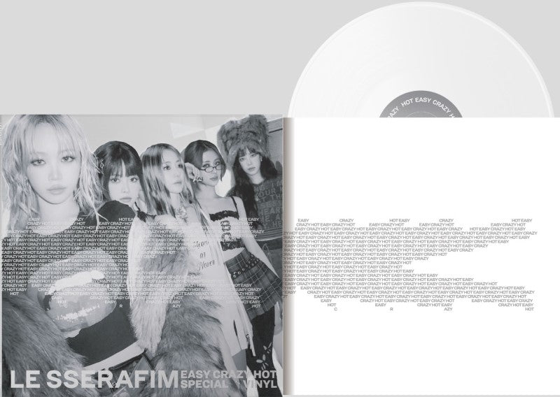 [PRE-ORDER] LE SSERAFIM - Easy-Crazy-Hot [Indie-Exclusive Silver White Vinyl] [Release Date: 09/05/2025]