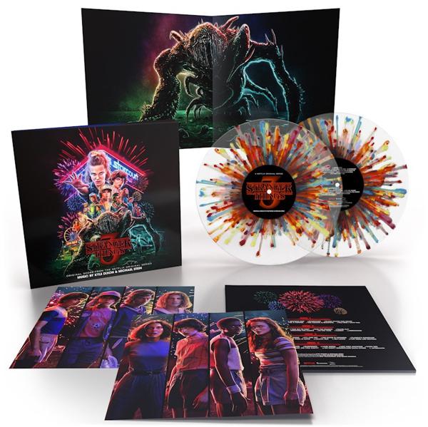 [DAMAGED] Kyle Dixon & Michael Stein - Stranger Things 3 (Original Score From The Netflix Original Series) [Firework Splatter Vinyl]