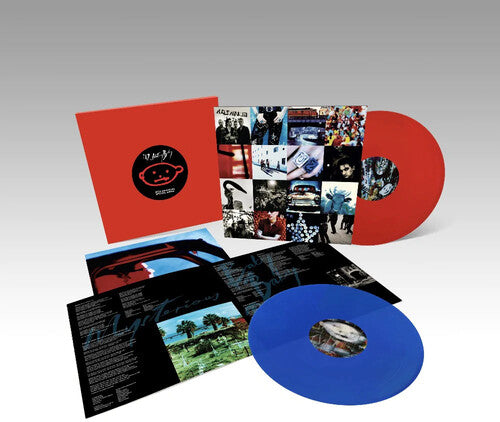 [DAMAGED] U2 - Achtung Baby [Red & Blue Vinyl]