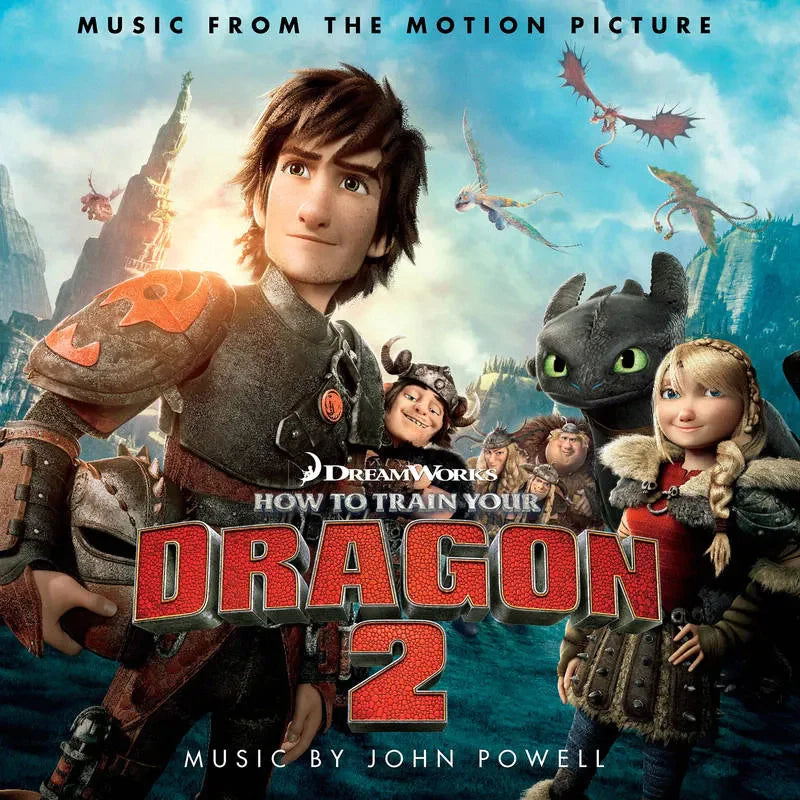 [DAMAGED] John Powell - How To Train Your Dragon 2 (Original Soundtrack) [Red Splatter Vinyl]