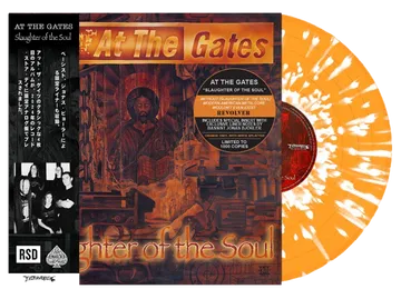 At The Gates - Slaughter Of The Soul [Orange & White Splatter Vinyl]
