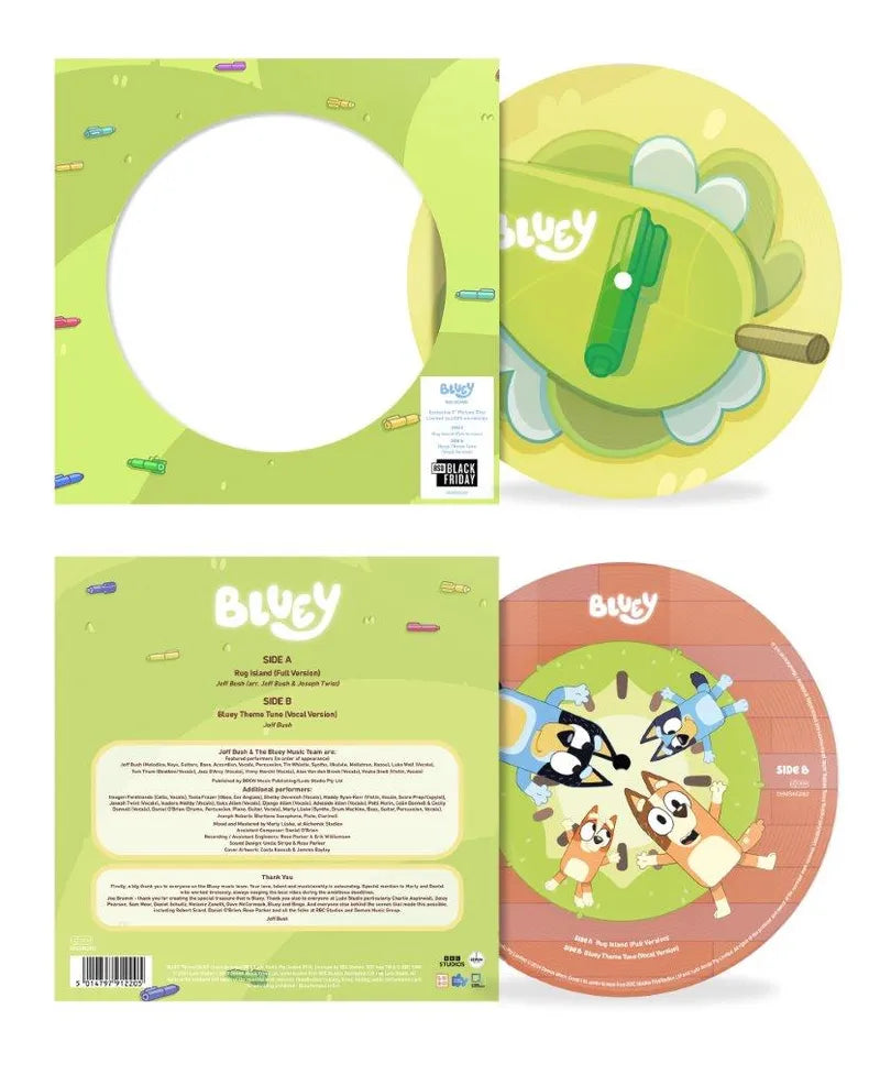 Bluey - Rug Island / Bluey Theme Tune [7" Picture Disc]
