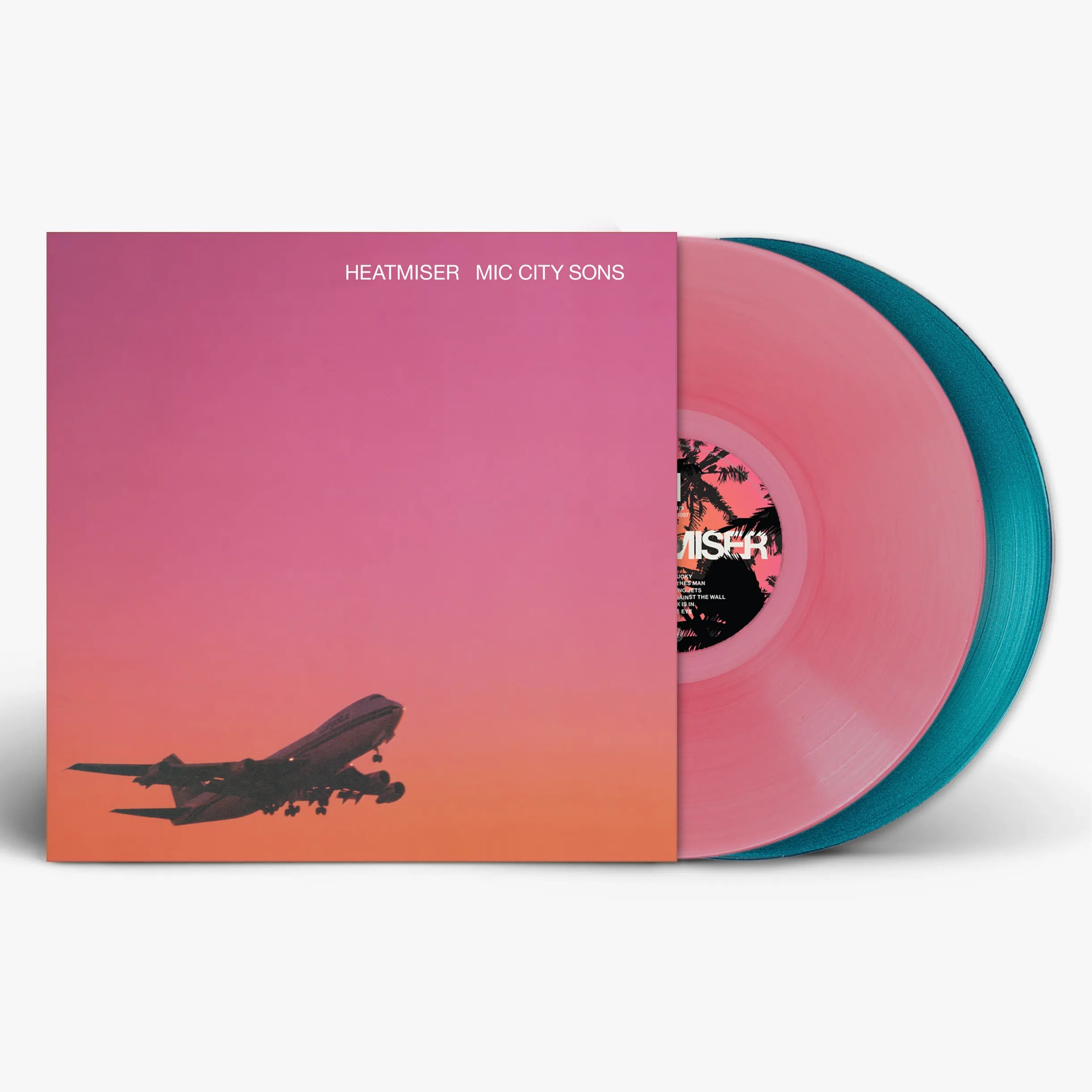 Heatmiser - Mic City Sons [Sunset Pink Transparent & Starry Night Blue Glitter Vinyl]