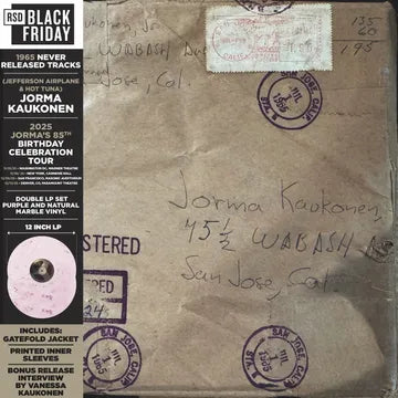 Jorma Kaukonen - Wabash Avenue [Purple and Natural Marbled Vinyl]