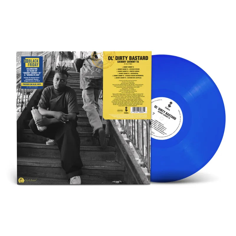 Ol' Dirty Bastard - Shimmy Shimmy Ya / Brooklyn Zoo [12" Blue Vinyl]
