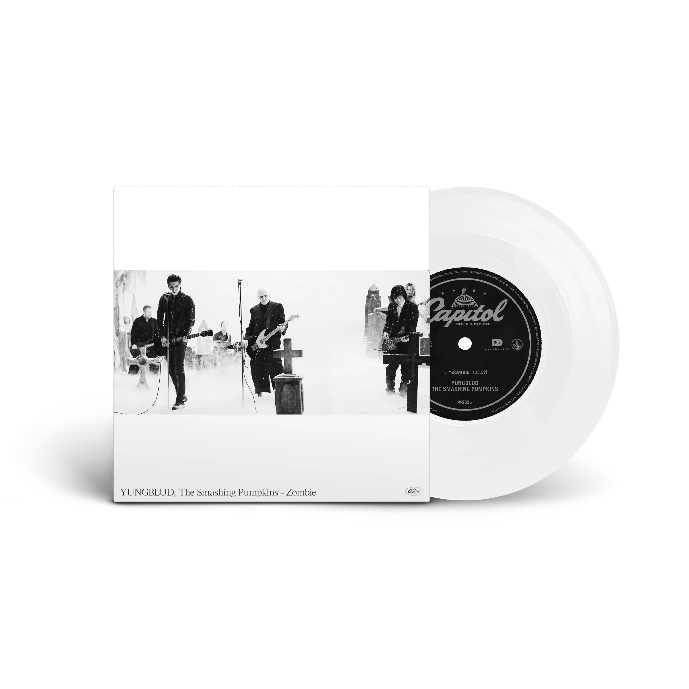 [PRE-ORDER] Yungblud & Smashing Pumpkins - Zombie [White Vinyl] [7"] [Release Date: 03/27/2026]