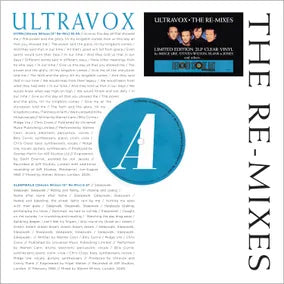 Ultravox - Re-Mixes [White Vinyl]