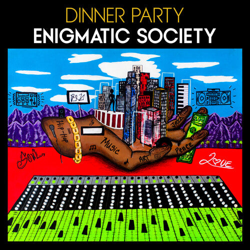 Dinner Party - Enigmatic Society [Black & White Splatter Vinyl]