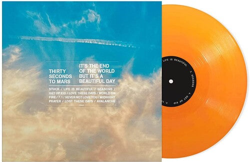 Thirty Seconds to Mars - It's The End The World But It's A Beautiful Day [Indie-Exclusive Orange Vinyl w/ Lithograph]