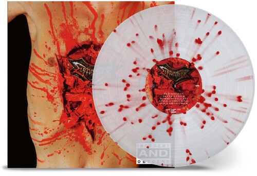 Dismember - Indecent & Obscene [Clear w/ Red Splatter Vinyl]