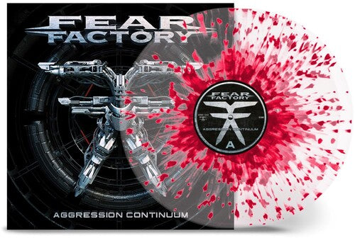 Fear Factory - Aggression Continuum [Crystal Clear Red Splatter Vinyl]