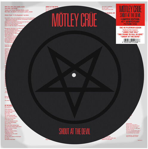 Motley Crue - Shout At The Devil [Picture Disc]
