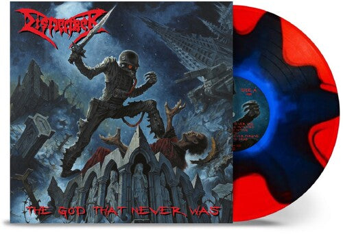 Dismember - The God That Never Was [Blue in Red Split Vinyl]