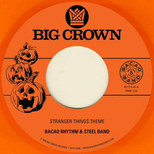 Bacao Rhythm & Steel Band - Stranger Things Theme / Halloween Theme [Orange Vinyl] [7"]