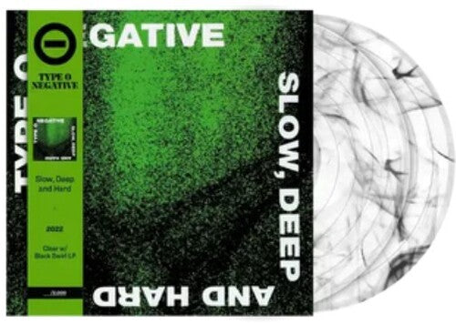 Type O Negative - Slow, Deep And Hard [Indie-Exclusive Clear w/ Black Swirl Vinyl]