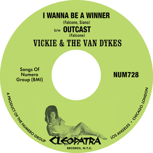 Vickie & The Van Dykes - I Wanna Be A Winner / Outcast [7" single]