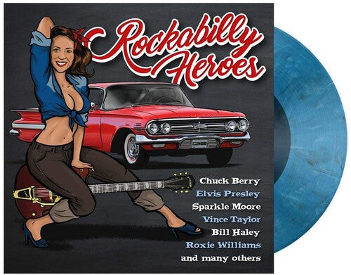 Various Artists - Rockabilly Heroes [Cool Blue Vinyl]
