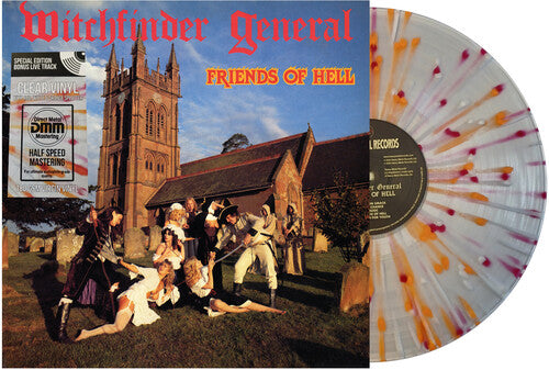 [PRE-ORDER] Witchfinder General - Friends Of Hell [Indie-Exclusive Red, Orange & White Splatter Vinyl] [Release Date: 09/26/2025]
