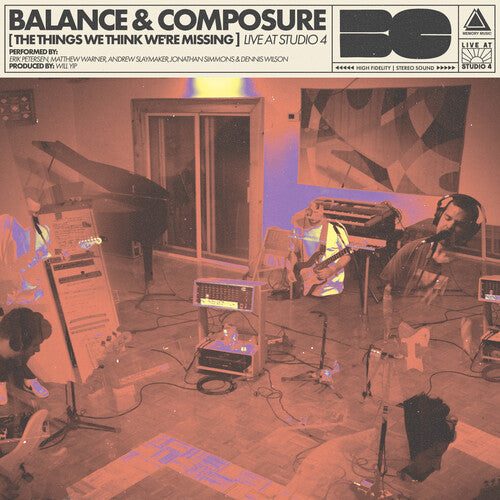 Balance & Composure - The Things We Think We're Missing Live at Studio 4 [Pink & Purple & Cream Swirl Vinyl]