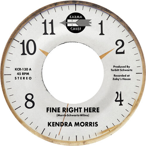 Kendra Morris - Fine Right Here / Birthday Song [7"] [Blue Frosting Vinyl]