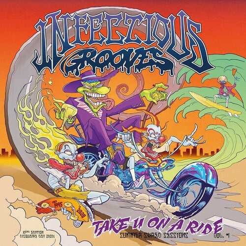 Infectious Grooves - Take U On A Ride (EP) [Green & Purple Splatter Vinyl]