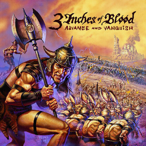 3 Inches of Blood - Advance And Vanquish [Orange & Black Vinyl]