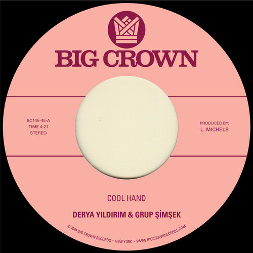 Derya Yıldırım & Grup Şimşek - Cool Hand B / W Yakamoz [7"]
