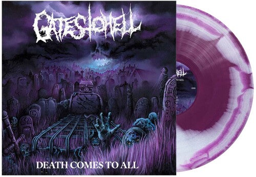 Gates to Hell - Death Comes to All [Purple/ White Swirl Vinyl]