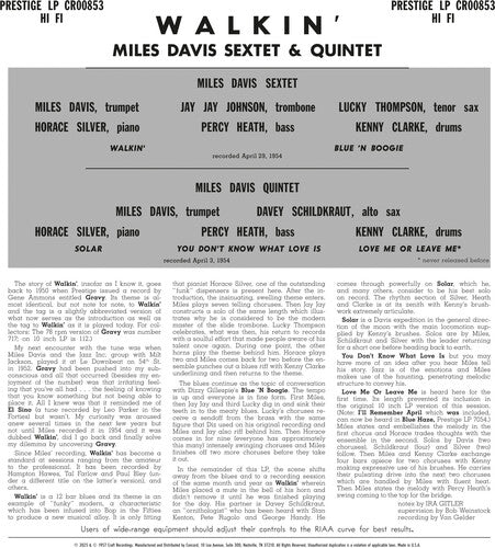 Miles Davis All Stars - Walkin' [Original Jazz Classics Series]