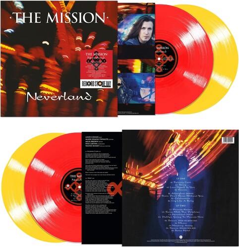 Mission - Neverland: 30th Anniversary [2-lp Red & Yellow Colored Vinyl]